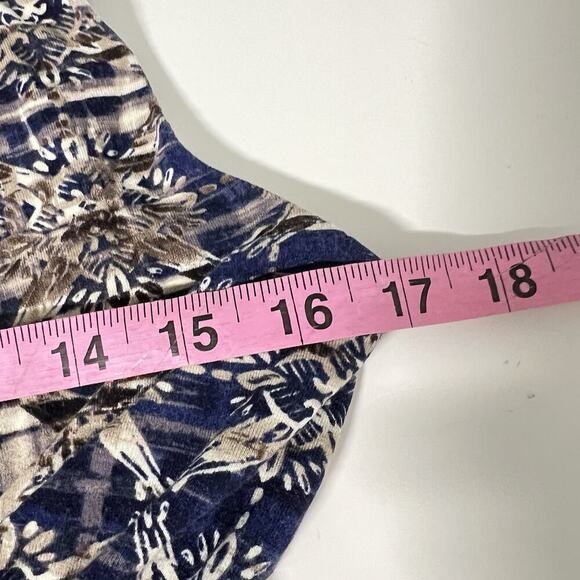 Sundance Jersey Knit Casual Sleeveless Dress Stretchy Ruched Dress Medium Blue - Picture 10 of 12